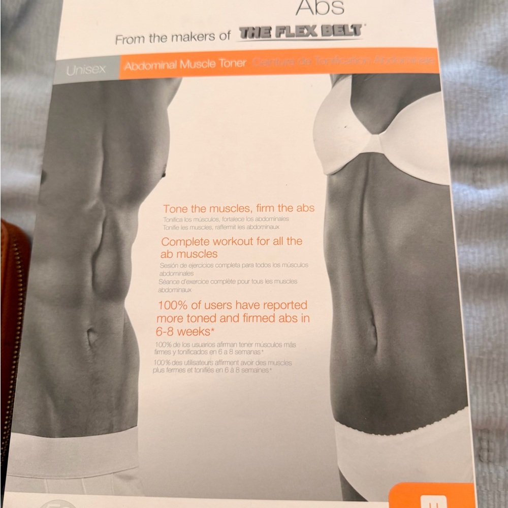 Abs Abdominal Muscle Toner - White
